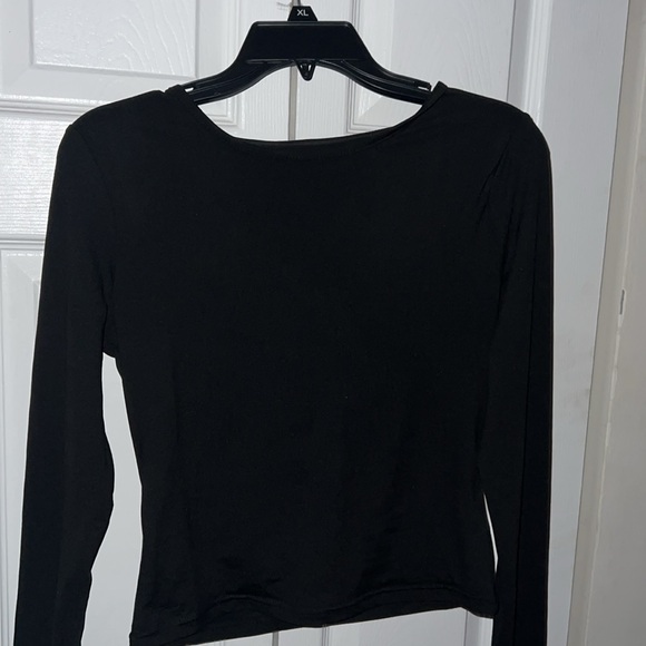 Long sleeve cropped tee - Picture 5 of 5